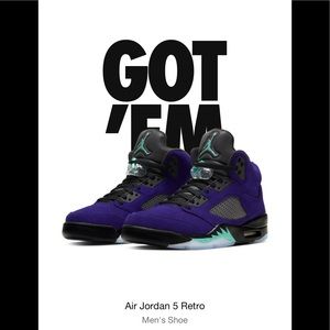 Jordan 5s Purple Grape